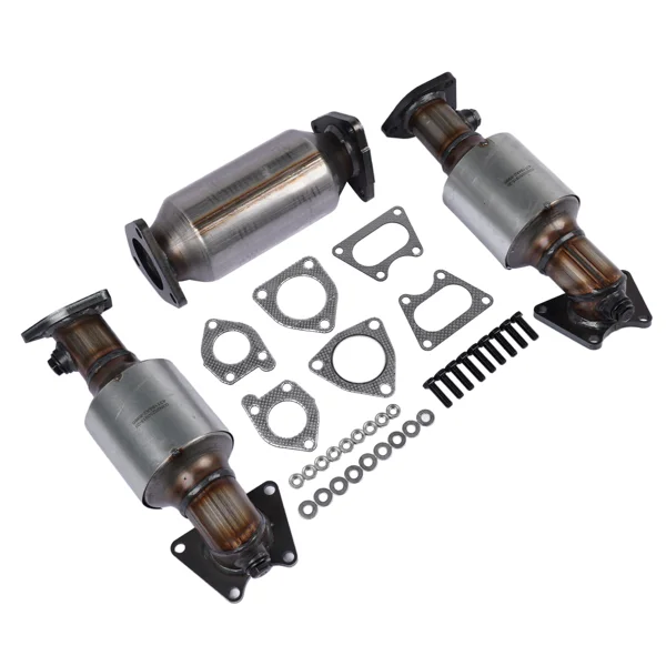 3x Catalytic Converters Kit Fit for Honda Accord 3.0L 2003-2007 45106 45107 45108 view 4