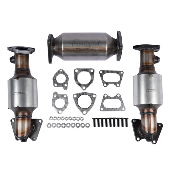 3x Catalytic Converters Kit Fit for Honda Accord 3.0L 2003-2007 45106 45107 45108