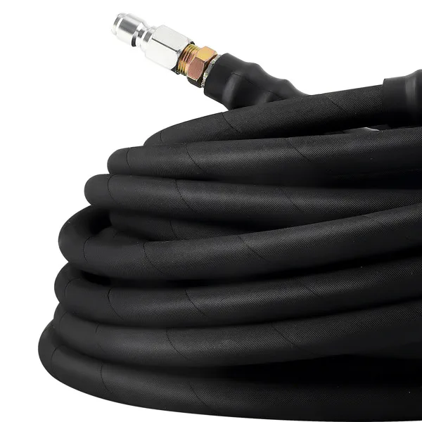 Non-Marking 2-Braid R2 HighTem Water Pressure Washer Hose 3/8" x 100ft 6000psi view 6