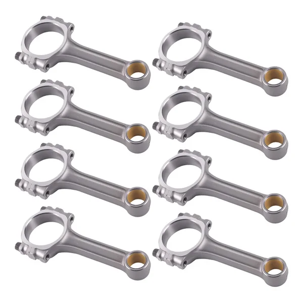 I Beam 5.700" 2.100".927" Forged 5140 Steel Connecting Rods Fit For Chevy SBC 350 1967-2003 view 2