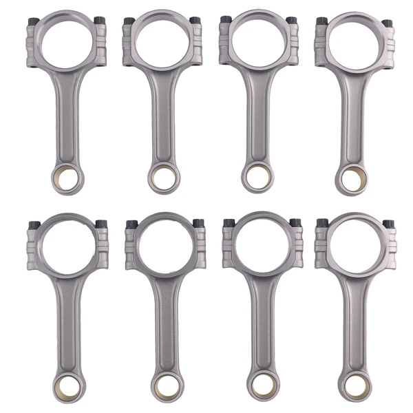 I Beam 5.700" 2.100".927" Forged 5140 Steel Connecting Rods Fit For Chevy SBC 350 1967-2003