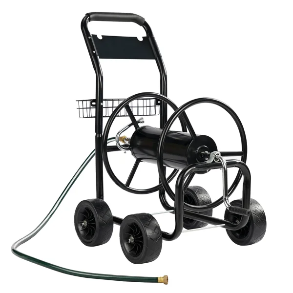 97*53*100cm Black Iron With Green Water Pipe Iron Spokes Water Pipe Truck [Not an inflatable tire]