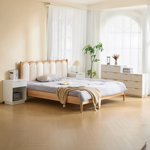 NightStand with One Drawer&Shelf White view 5