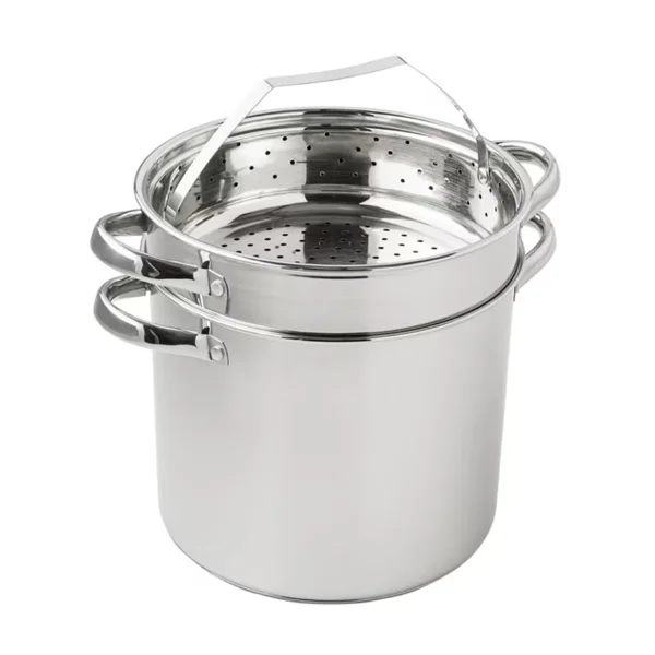 4-Piece Stainless Steel 8 qt Cooker Multipot Set view 3