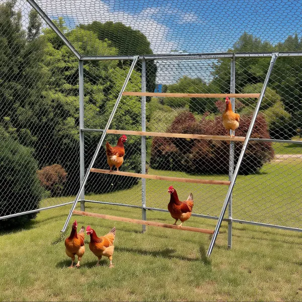 104*143cm Outdoor chicken perch view 3