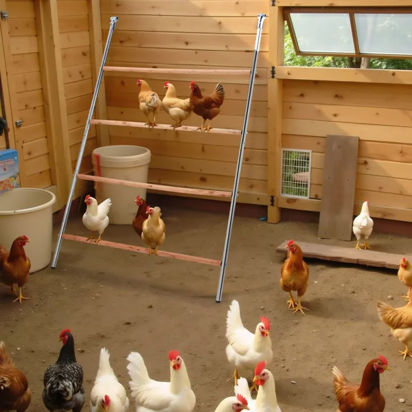 104*143cm Outdoor chicken perch view 4