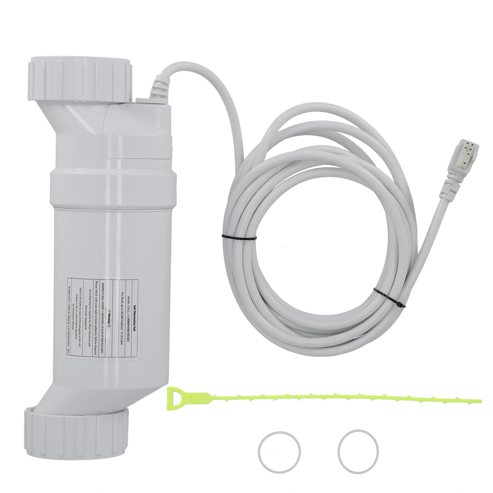 Pool Salt Chlorinator Cell Replacement for Hayward W3T-Cell-15, 40,000 Gallon, Fits T-CELL-15, BLW1T15H, BLT15H