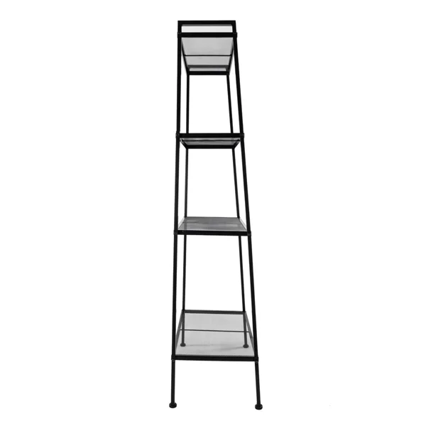 Widen 4 Tiers Bookshelf Black view 3