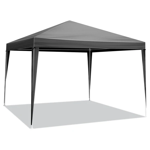 10'x10' Gazebo Waterproof Outdoor Canopy Patio Tent Party Tent for Wedding BBQ Cater, Black view 3