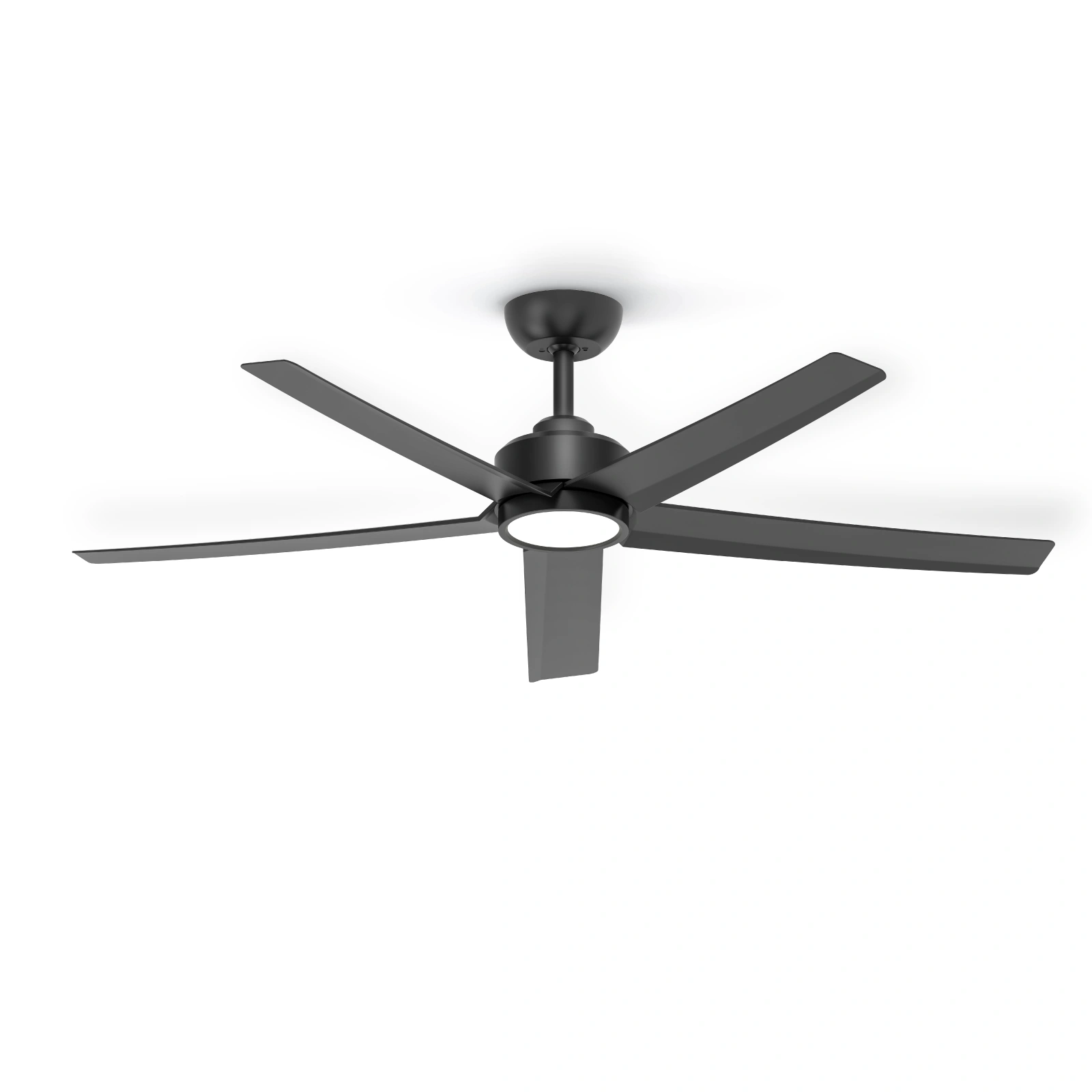 52 Inch Ceiling Fan with Lights, Large Air Volume, Reversible Quiet DC Motor, Remote Control, 5D-W5