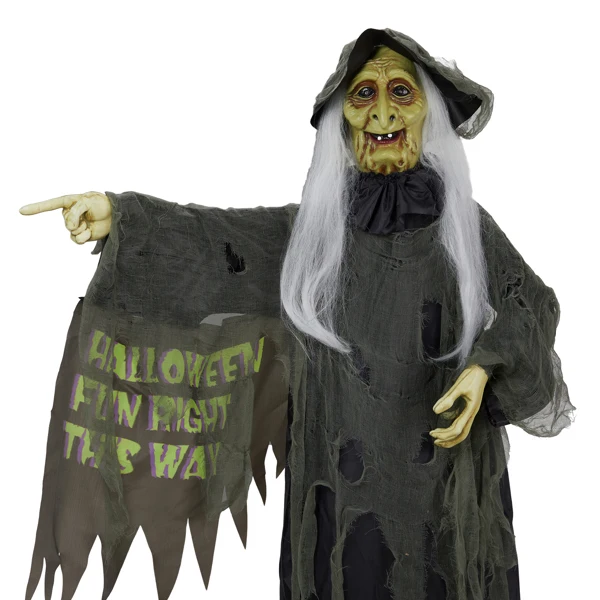6ft Witch Halloween Standing Decoration view 2