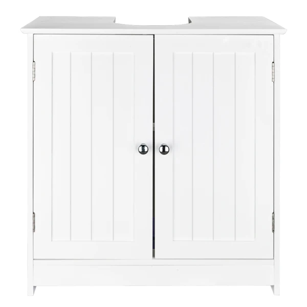 Storage Furniture Bathroom Sink Cabinet White view 4