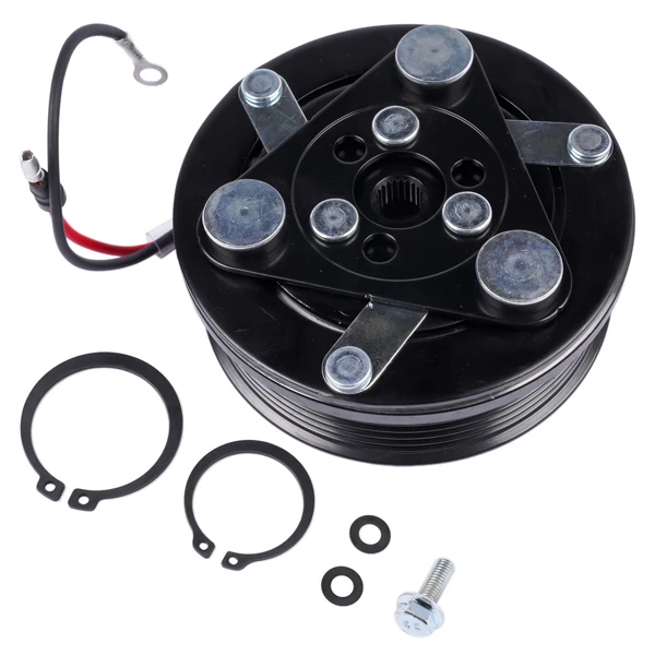 AC Compressor Clutch Kit 88892743 89038601 Fits for Buick Rainier Chevy Trailblazer Olds Bravada GMC Envoy/Envoy XL Isuzu Ascender Saab 9-7x 4.2L 2002-2009 view 4