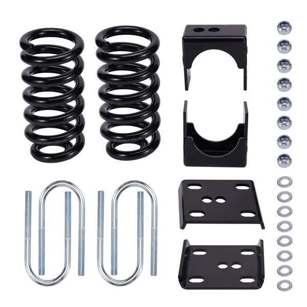 Front 3" Rear 5" Drop Lowering Springs Flip Kit Fit For Chevy C10 GMC C15 1973-1987 view 3