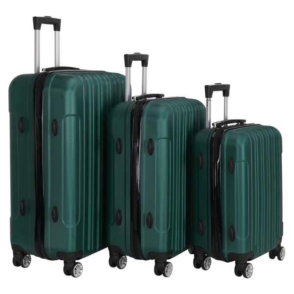 3-in-1 Multifunctional Large Capacity Traveling Storage Suitcase Dark Green view 4