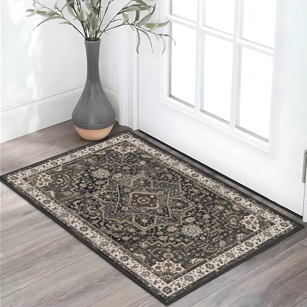 Kitchen Rug Sets of 3 Washable Boho Kitchen Rugs and Runner Carpets Non Slip Kitchen Area Rug for Laundry Room Entryway Hallway view 5