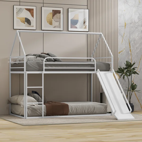 Twin over Twin House Bed