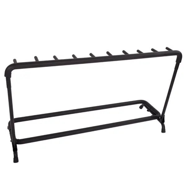 9-Slot Guitar Holder Rack Stand Black view 2