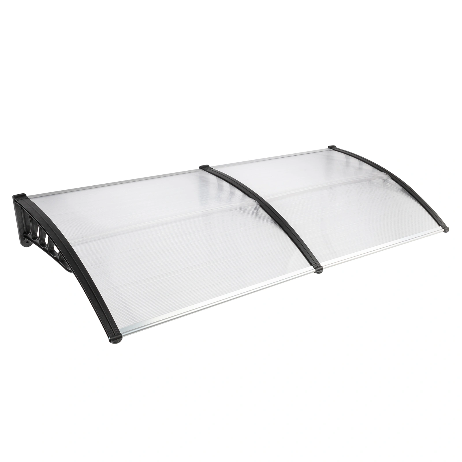 HT-200x100 Door & Window Rain Cover Eaves Protector, Black Holder for Home Use view 22
