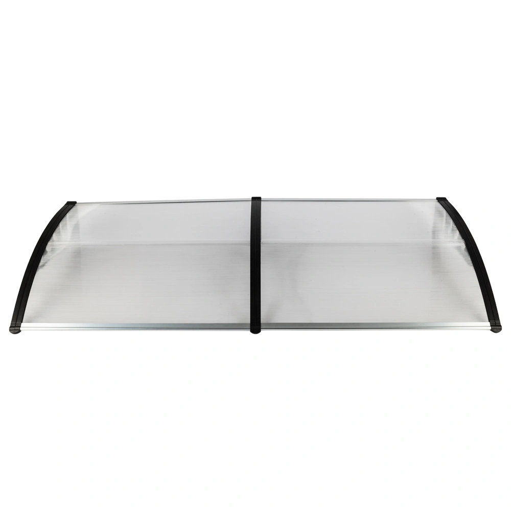 HT-200x100 Door & Window Rain Cover Eaves Protector, Black Holder for Home Use view 3