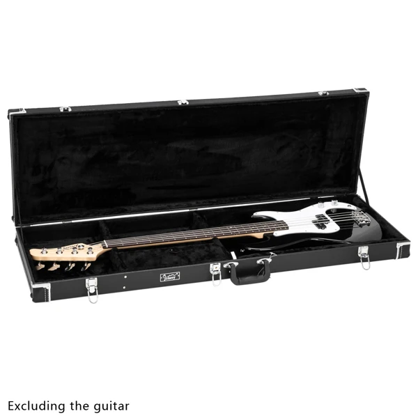 High Grade Electric Guitar Square Hard Case Flat Black view 2