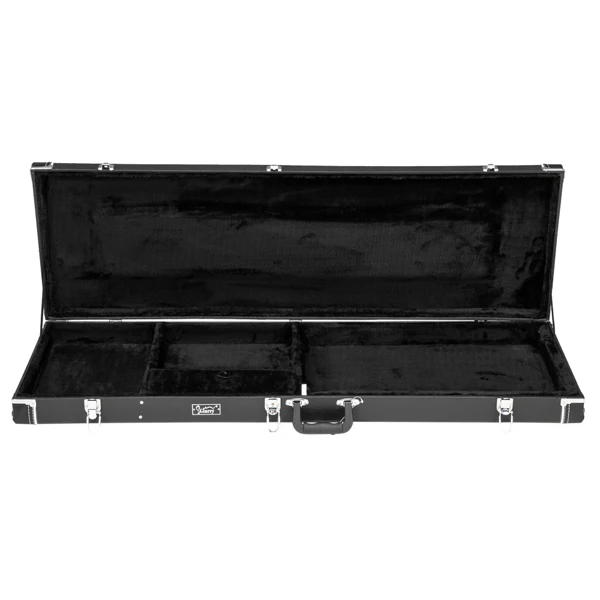 High Grade Electric Guitar Square Hard Case Flat Black view 5