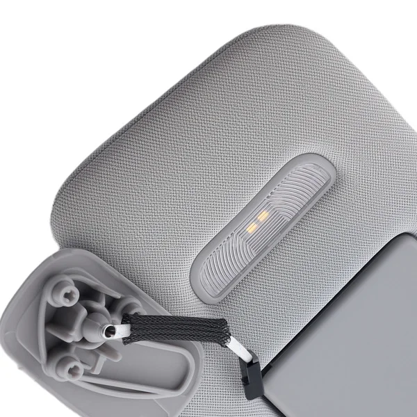 Passenger Right Sun Visor fit for Chevrolet Tahoe 2015-2019 Gray w/ Mirror Light view 4