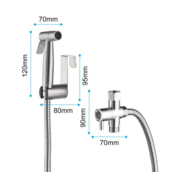 Bidet Sprayer for Toilet, Handheld Cloth Diaper Sprayer view 4
