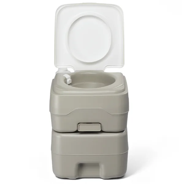 20L Portable Removable Flush Toilet with Double Outlet view 3