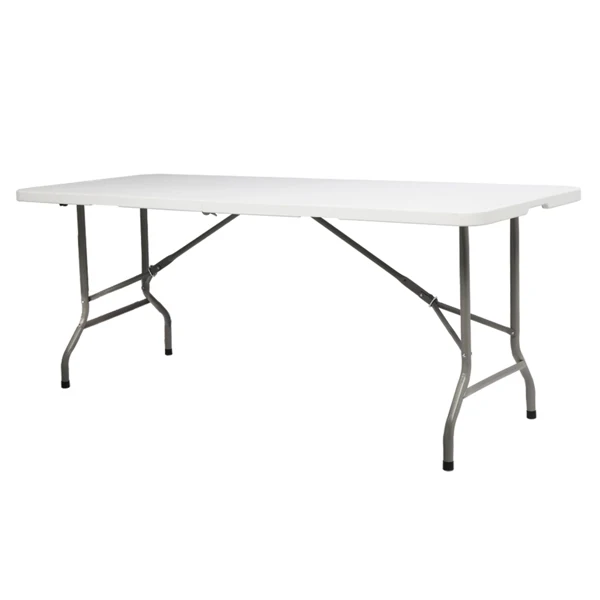 6' Folding Table Portable Plastic Indoor Outdoor Picnic Party Dining Camping Tables view 2
