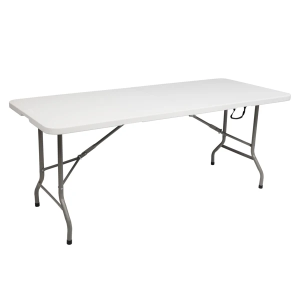 6' Folding Table Portable Plastic Indoor Outdoor Picnic Party Dining Camping Tables view 3