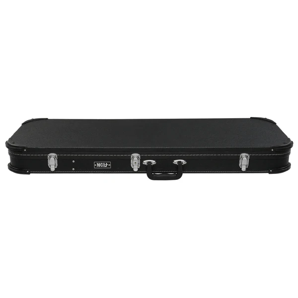 [Replace 13198066] Electric Guitar Square Hard Case with Protective Sleeve Fits ST TL Burning fire 170 Style Electric Guitar Blac view 5