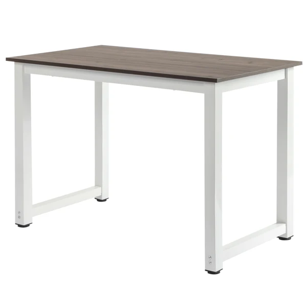 110cm Decent High Strength Wooden Computer Desk Gray view 4