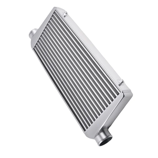 Universal Intercooler 600x300x76mm Fit For Front Mount - Tube + Fin 3" In/Outlet view 2