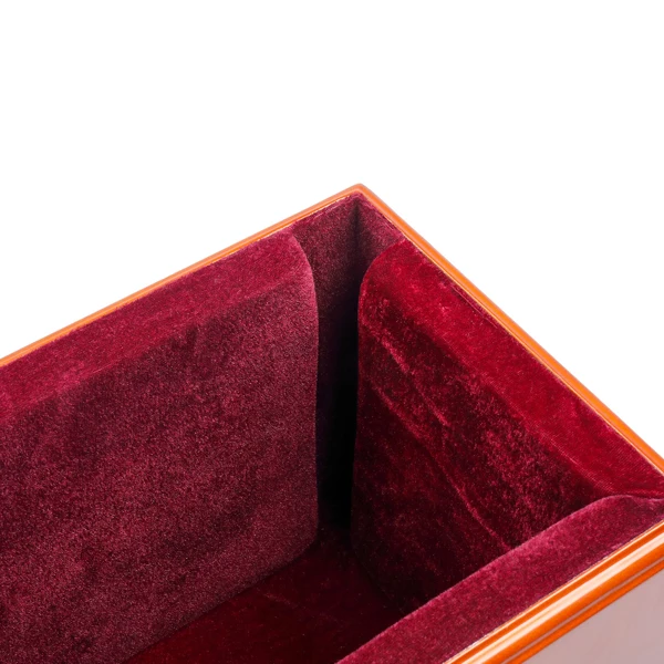 4/4 Natural reddish-brown cello base with foam protective layer view 5