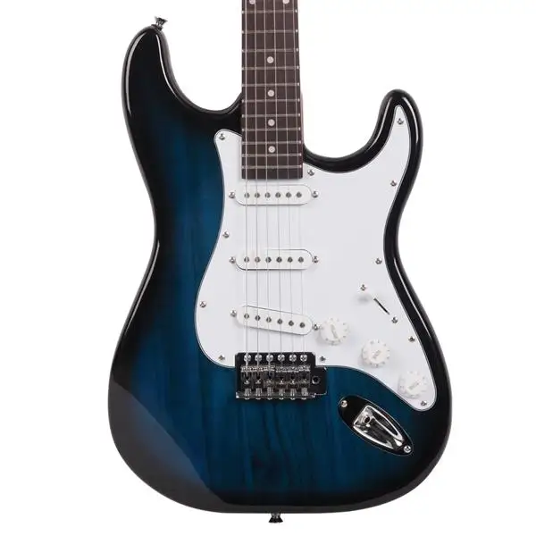 Rosewood Fingerboard Electric Guitar Blue view 5