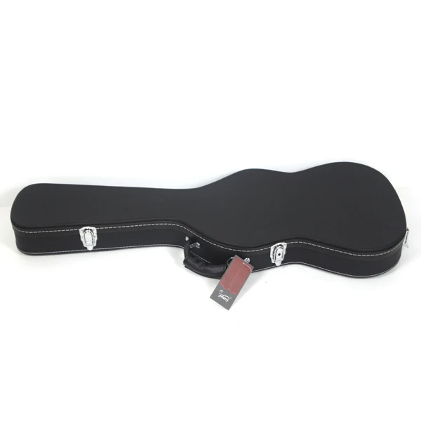 ST High Grade Electric Guitar Hard Case Microgroove Flat Surface Black view 3