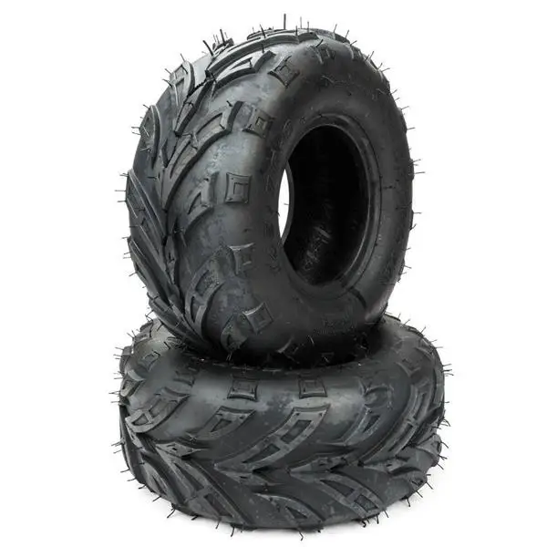 2 ATV Go Kart Tires 145/70-6 4PR P361 B 4 Ply Rated Black New view 3