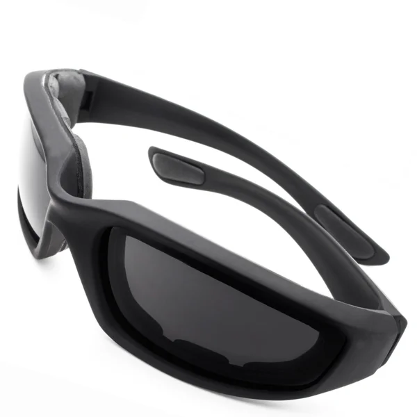 1 pairs Motorcycle Sports Biker Riding Glasses Wind Resistant Eye Protection Sports Goggles Cycling Glasses Sunglasses Grey Color view 5