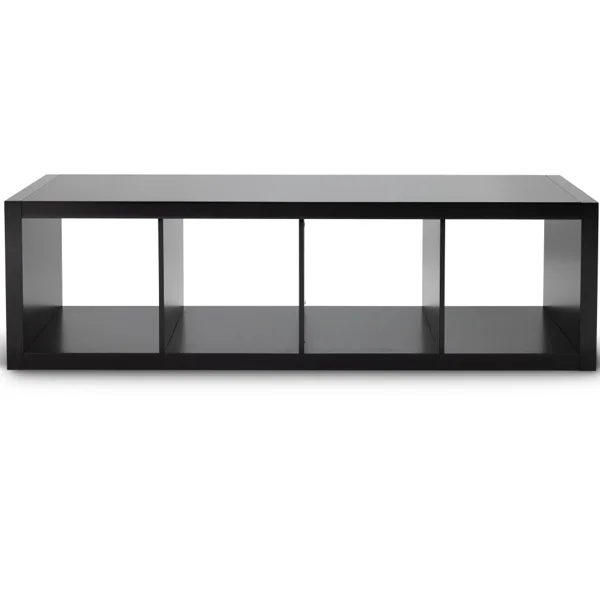 4 Cube Vertical Storage Organizer, Solid Black (Shipment from Walmart) view 2