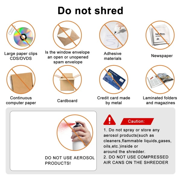 Paper Shredder for Home Use,5 Sheets Small Crosscut Paper Shredder,P-4 Security Level with 2.38-Gallon Basket, 4-Mode Design-Durable & Fast and Jam Proof for Home Office Utilization view 3