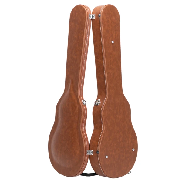 [Replace 13657298] Hard-Shell Electric Guitar Case for GLP Style Electric Guitar Bulge Surface Brown view 6