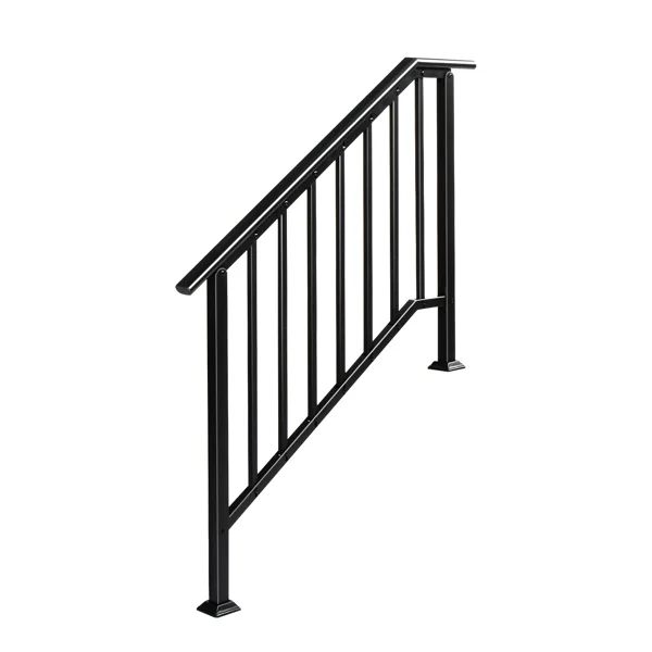 Handrails for Outdoor Steps Fits 3 to 4 Steps