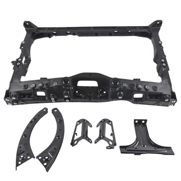 6 PCS Set Radiator Core Support with Bracket Replacement for Honda Civic 2022-2025 71411-T22-A01 71413-T20-A00