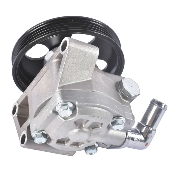 Aluminum Power Steering Pump with Pulley for Ford Transit-150 250 350 350 HD 2015-2024 3.5L 3.7L CK4Z3A674A CK4Z3A674B view 6
