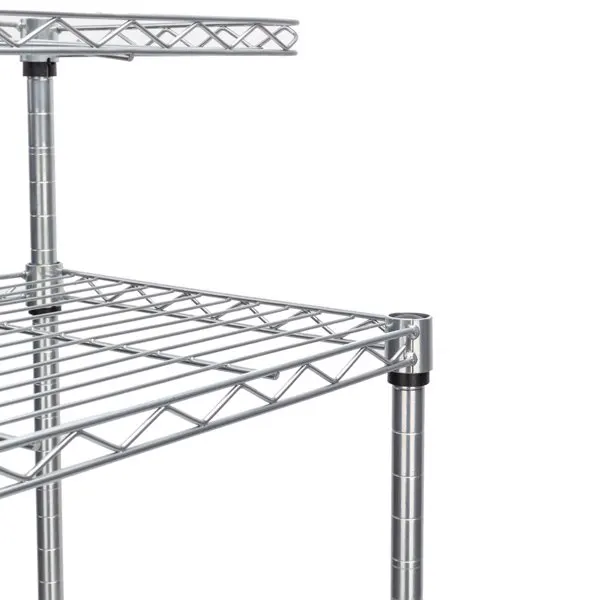 4 Layer Adjustable Kitchen Bakers Rack Shelf Microwave Oven Stand Storage Cart view 6