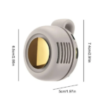 Portable Clip-On Small Silent Bladeless Fan USB Rechargeable 3-Speed Mini Fans (products W/ battery US Logistics For DHL Ground/ Fedex Ground. TK/TMEU only For self-pickup, self-pickup Cannot use USPS) - Image 3