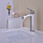 Single Handle Waterfall Bathroom Vanity Sink Faucet - Image 5