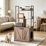 Wooden Cat Box Cabinet - Image 5