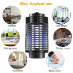 Photocatalyst UV Electric Bug Zapper, 360° Mosquito Killer Lamp Covers 215 Sq.Ft, Mesh Safety Shield Indoor Insect Trap for Bedroom Kitchen - Image 4